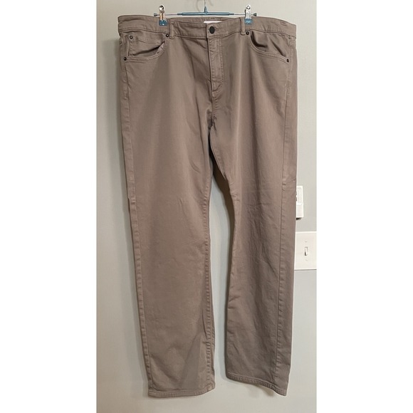 DL1961 Pants Russell Slim Straight Knit Denim Casual Pants Mens 40x33‎ Note - Picture 1 of 13